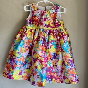Bright Floral Dress 24 months